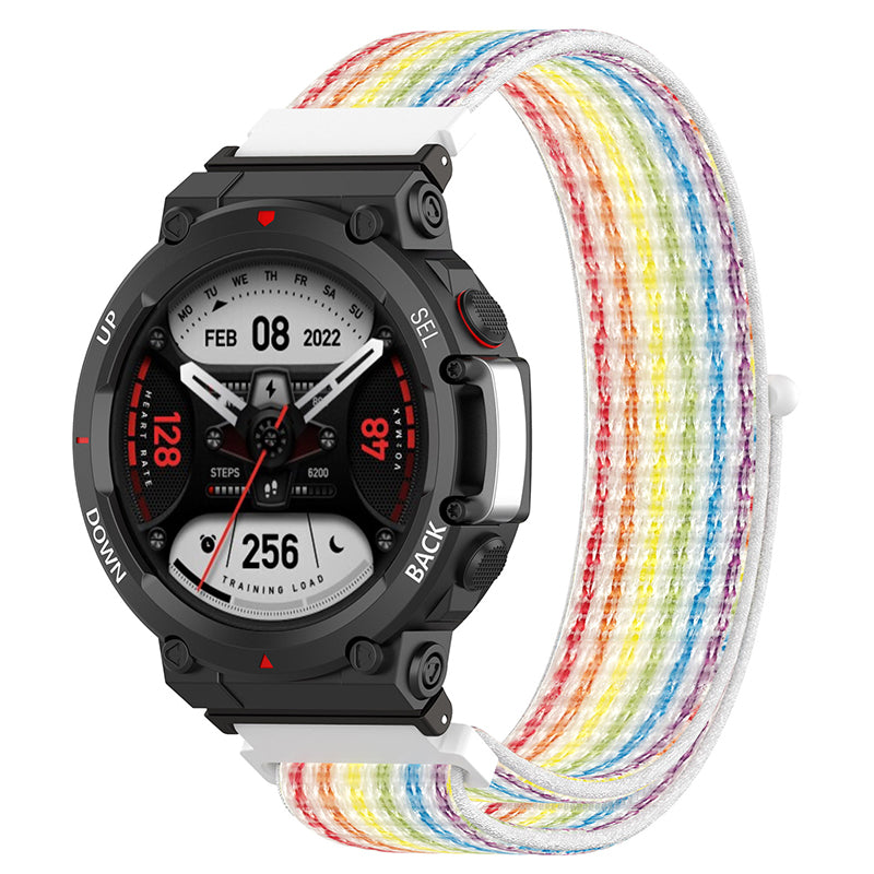 For Huami Amazfit T-Rex 2 Loop Sport Watch Strap Nylon Breathable Replacement Fastening Watchband Standard Size For Huami Amazfit T-Rex 2 Loop Sport Watch Strap Nylon Breathable Replacement Fastening Watchband Standard Size